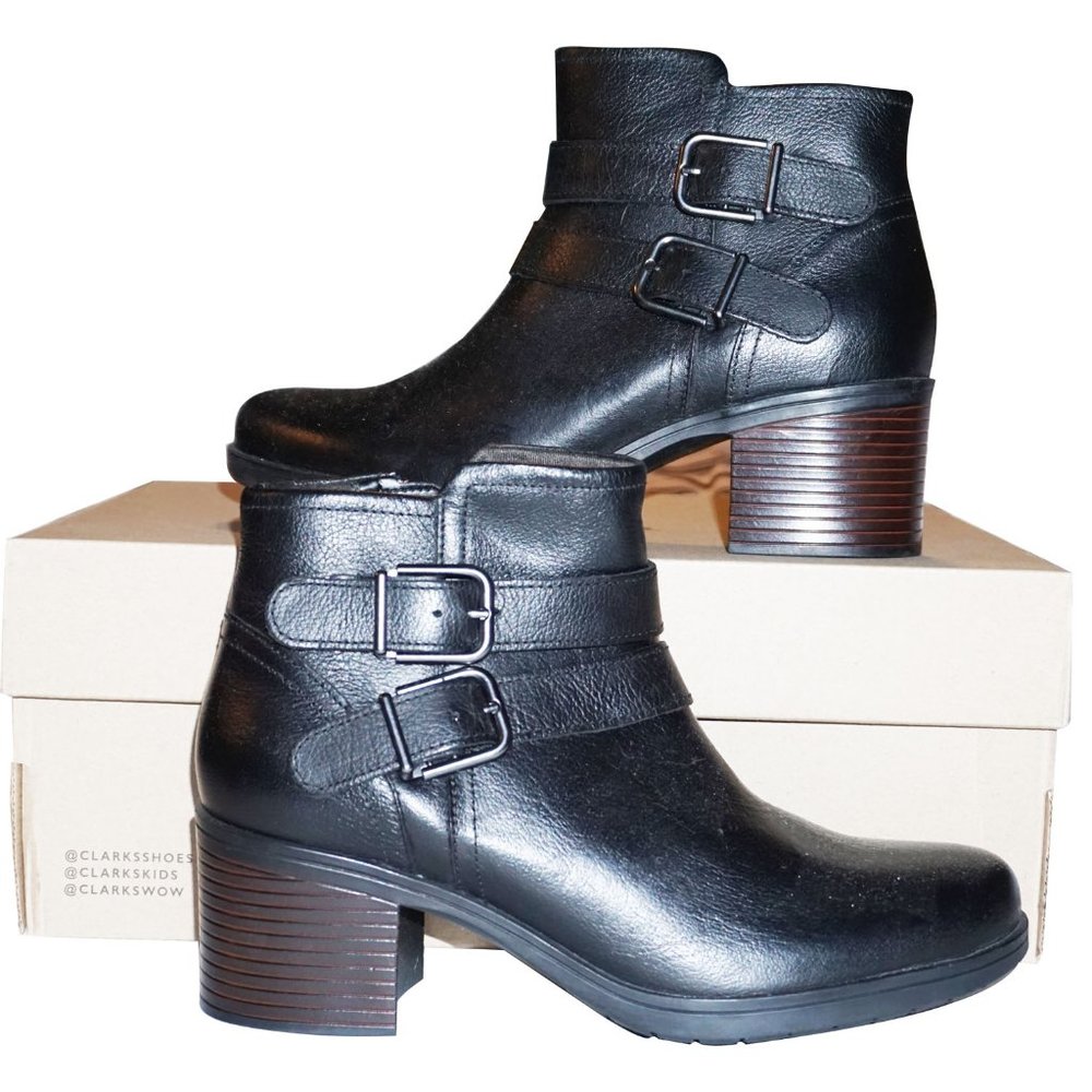 Clarks Black Boots